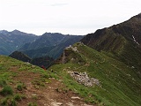 La Cima Strighet (mt.1899) alle nostre spalle ,aggirata in precedenza