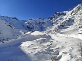 Da Belvedere verso il Rifugio Zamboni e la Punta Grober a sx