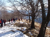 Suggestivi passaggi al ritorno anche se poi da qui fino a Bracchio verra' a meno il panorama.
