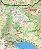 Percorso ad anello con partenza da Bracchio (fraz.di  Mergozzo  - VB , mt.310) ; la meta il Monte Faie'(mt.1352) raggiunto attraverso l'Alpe Vercio (mt.828) e la Colma omonima.Il rientro l'abbiamo fatto scendendo direttamante a Ruspesso per  poi seguire  il sentiero per  Bracchio all'altezza della Cappella di Erfo (mt.662)