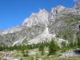Il profilo tormentato delle guglie del Cornera