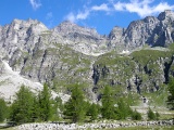 In alto (al centro) il Monte Cervandone